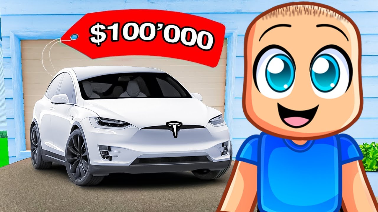 Я потратил 100 000 долларов на Tesla в Roblox DRIVING EMPIRE!