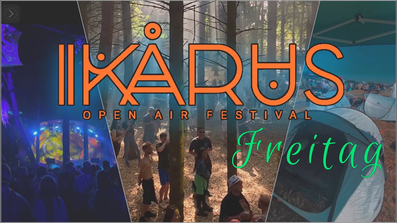 Ikarus Festival Vlog - FREITAG 2023 ☀️Campingplatz, Supermarkt, erster Festival Tag | Teil 1/3