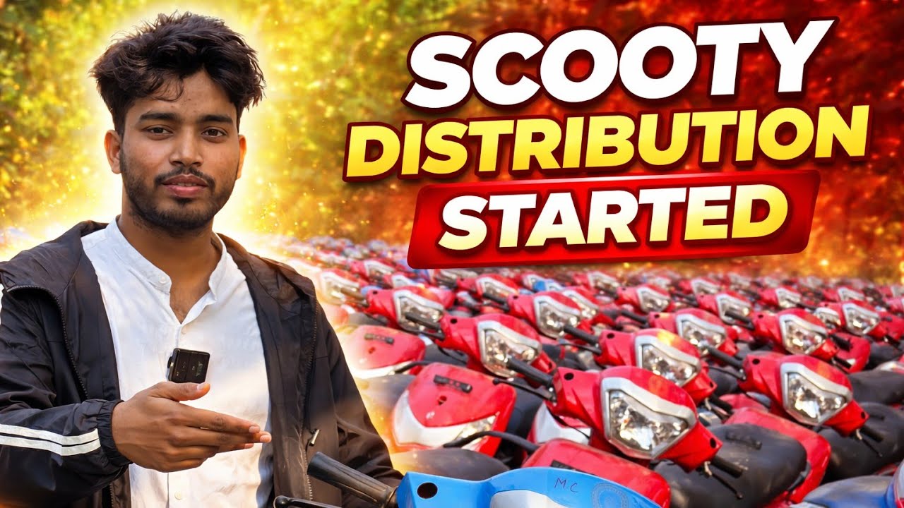 HS Scooty Distribution Finally Started 🔥 | Full Process & Ground Report| BH college 