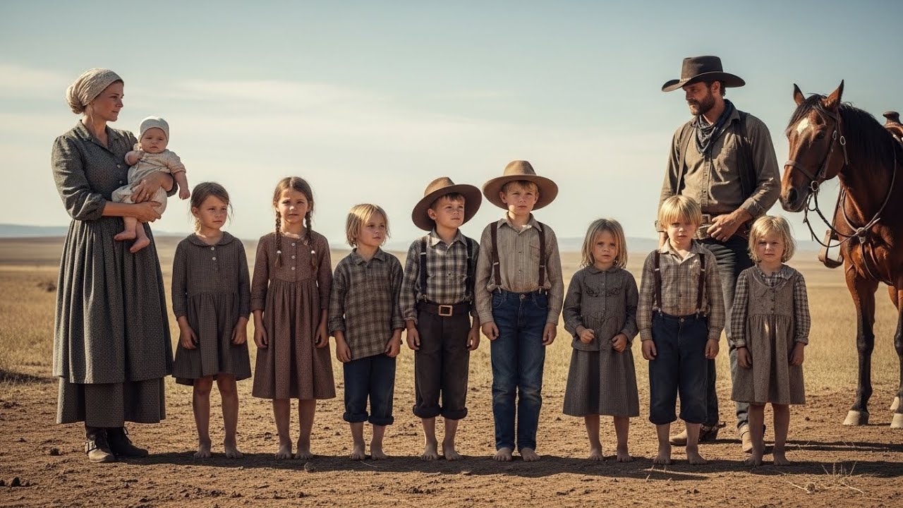 No One Wanted a Widow With 10 Children — Until a Cowboy Broke Every Rule