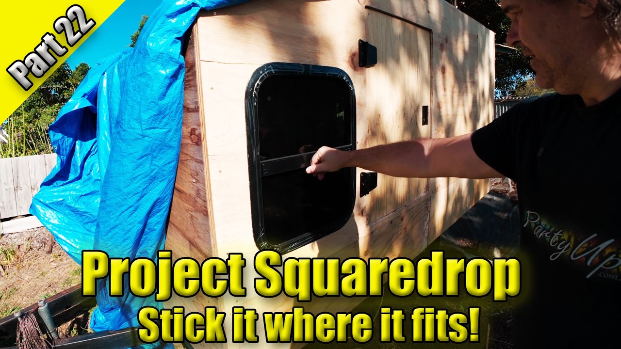 Building a Square Drop Camper - Part 22 - Stick it where it fits!