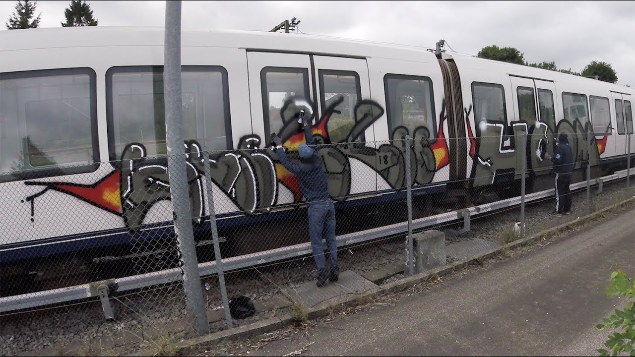 Copenhagen Metro Graffiti - Blanco Coco Homo