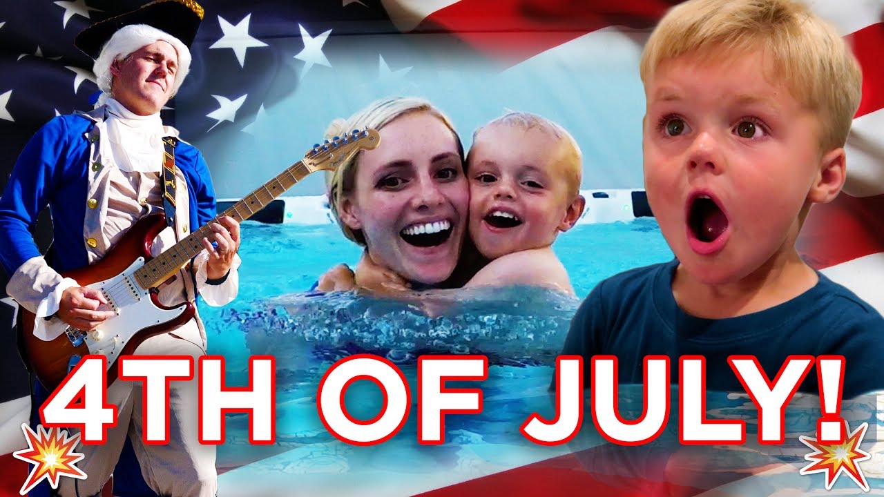 GEORGE WASHINGTON PLAYS STAR SPANGLED BANNER! | Ellie and Jared Fourth Of July Family Special!