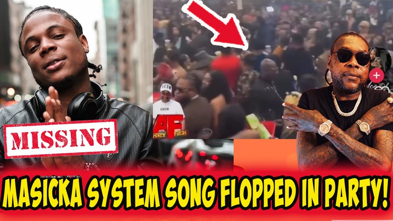 MASICKA SYSTEM SONG FLOPPED IN USA PARTY, MISSING REPORT AFTER ANTIGUA SHOW, G@ZA NOT WITH HIM