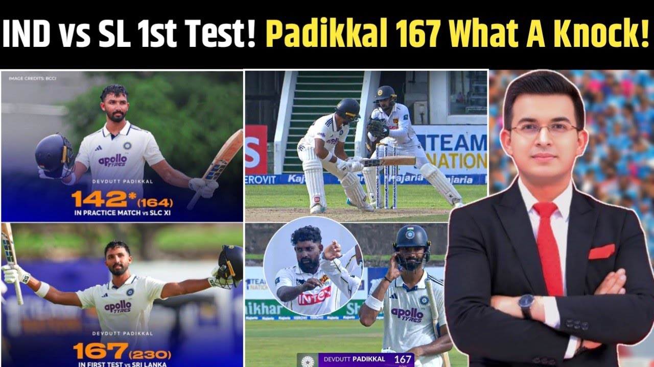 Devdutt Padikkal Smashes 167 Runs vs Sri Lanka | India vs Sri Lanka 1st Test 2026 | Full Analysis