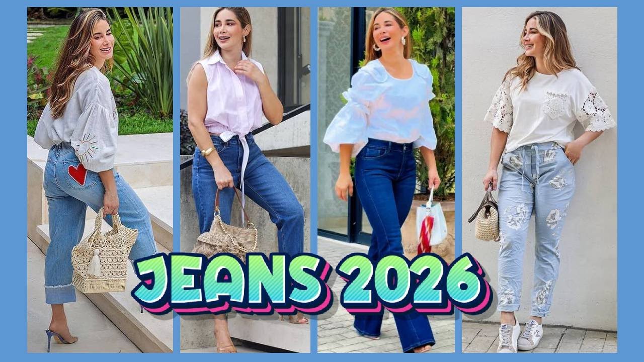 PANTALONES JEANS QUE SERÁN TENDENCIA EN 2026 | TENDENCIAS MODA MUJER