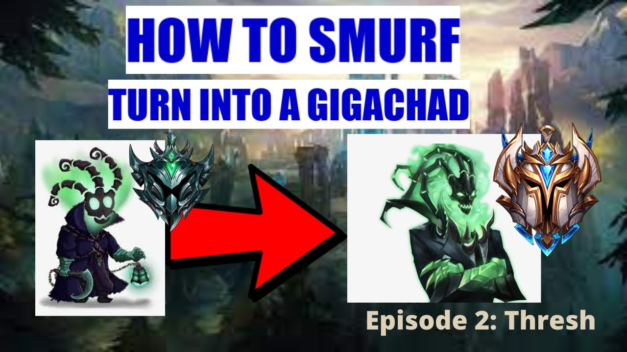HOW TO SMURF IN PLATINUM | THRESH FULL EDUCATIONAL GAMEPLAY | EXPLAINING EVERYTHING