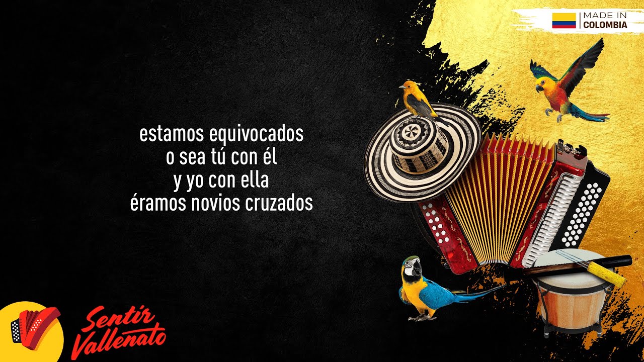 Novios Cruzados, Los Diablitos, V&iacute;deo Letra - Sentir Vallenato