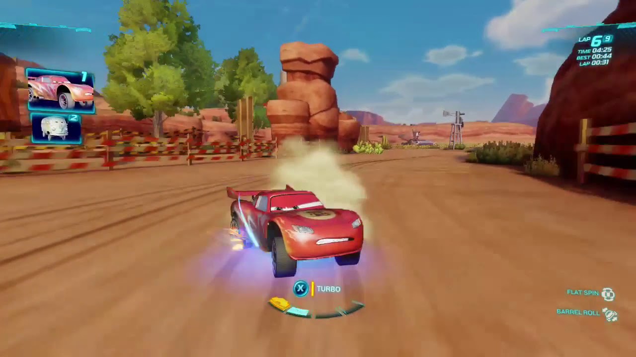 Cars 2 The Video Game | Dragon Lightning - Timberline Sprint | 9 laps