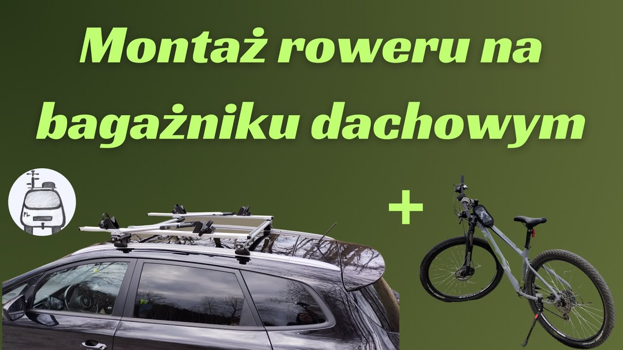 Bagażnik rowerowy na dach. Montaż roweru na bagażniku dachowym. Bagażnik rowerowy na dach Na relingi