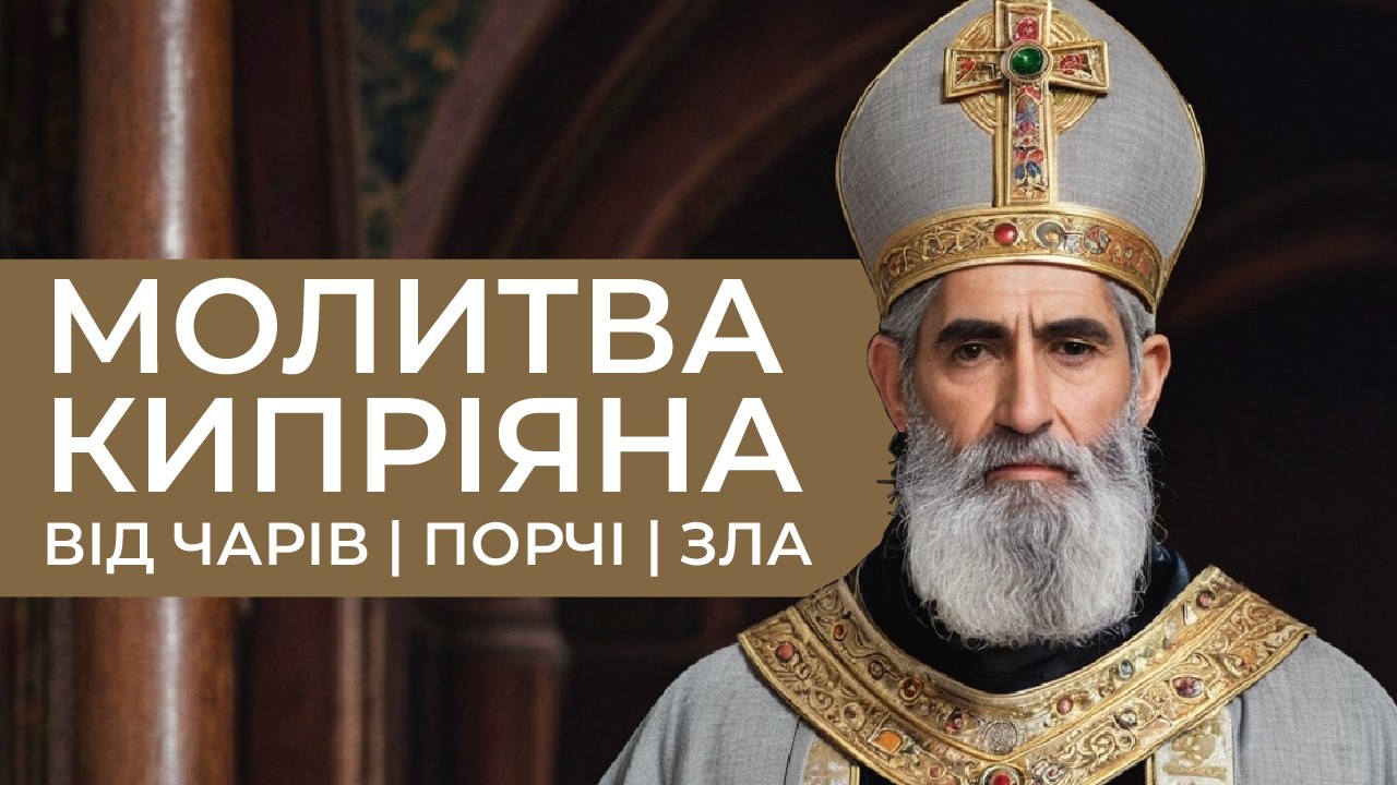 Охоронна молитва до священномученика Кипріяна