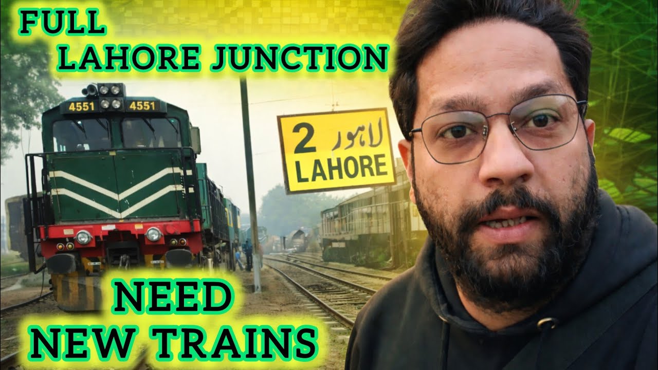 Rush on Lhr Junction | Actions of Multiple Trains | #pakistanrailways |#musafirchannel  #nabeelnaqvi