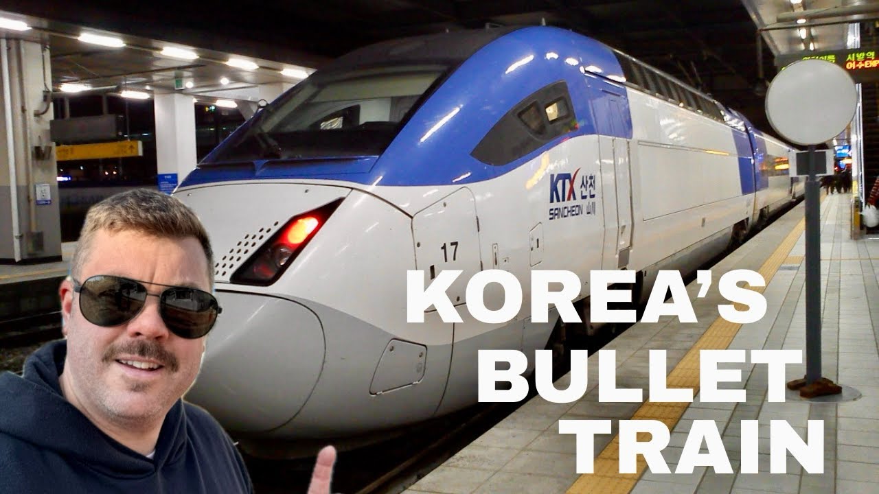 Поездка на KTX, корейском скоростном поезде. Из Сеула в Пусан!