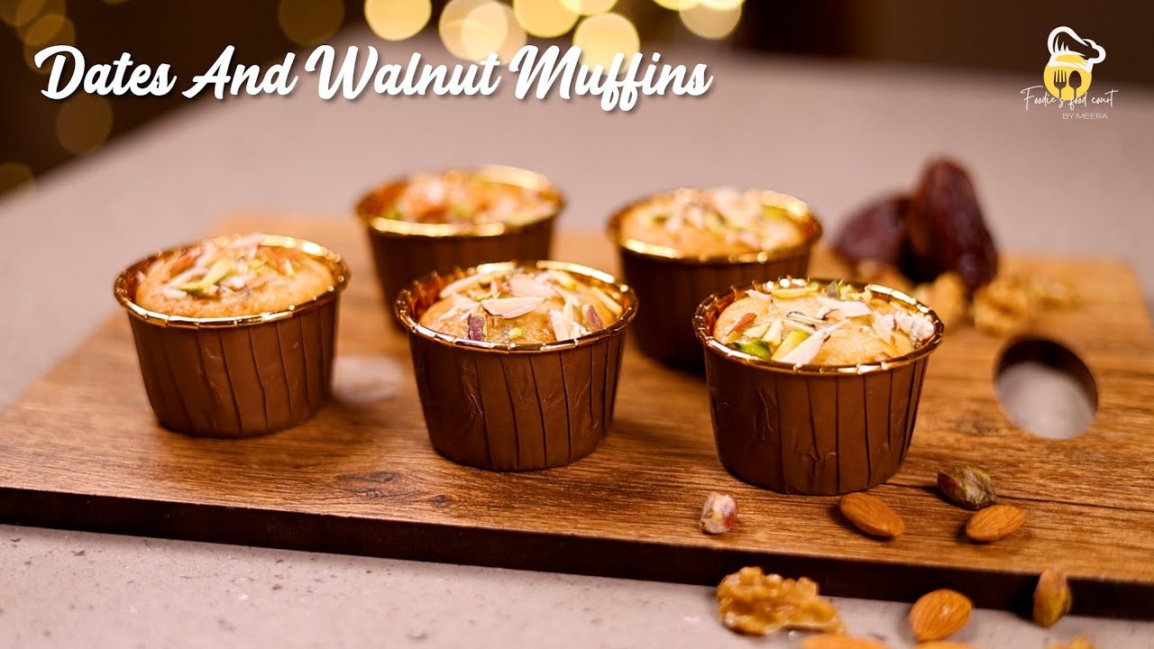Valentine Special Dates Muffins | Healthy & Kids Friendly