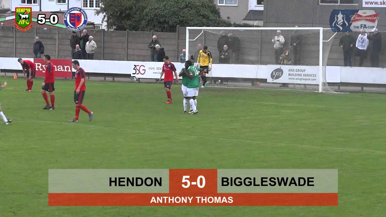Hendon 7-1 Biggleswade United | Match Highlights [FA Cup First Qualifying Round]