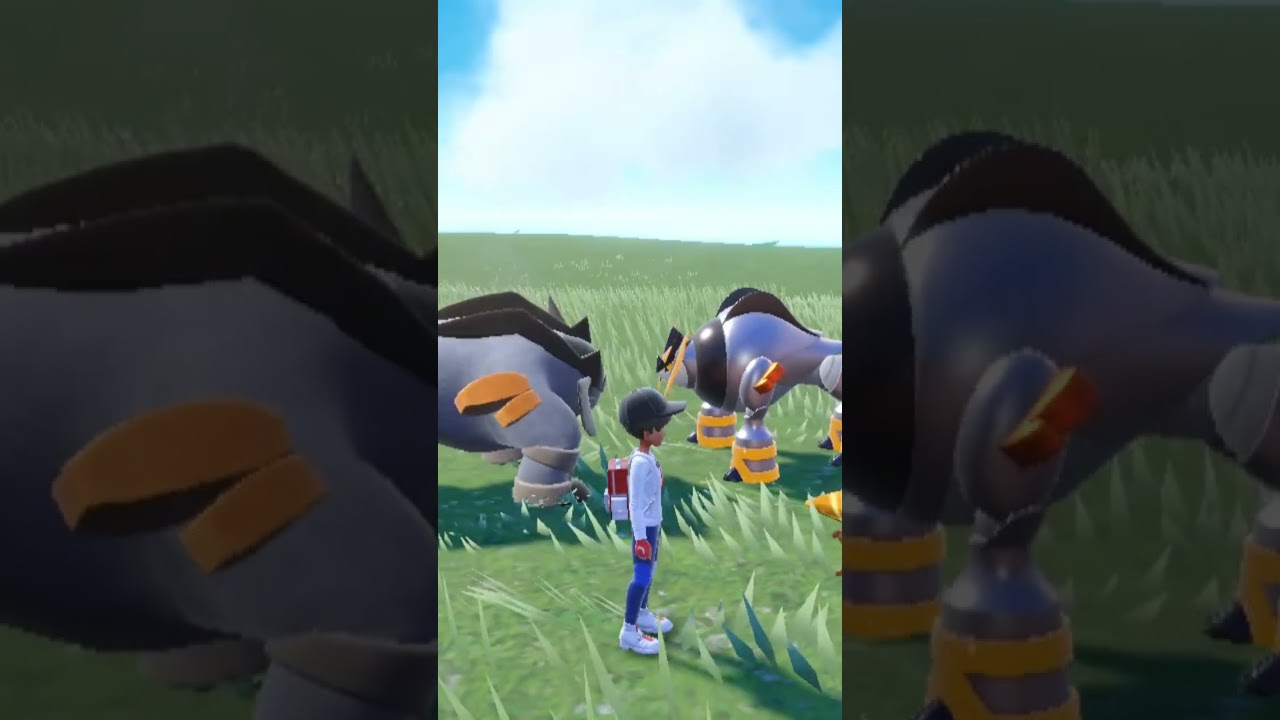 When Terrakion Meets Itself from the Future #shorts #pokemon #terrakion #ironboulder