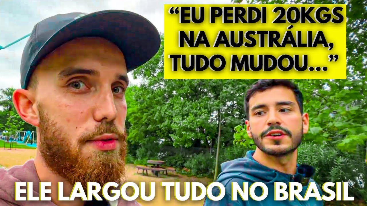 ELE LARGOU A CARREIRA DE TI NO BRASIL PARA TRABALHAR NA OBRA NA AUSTRÁLIA