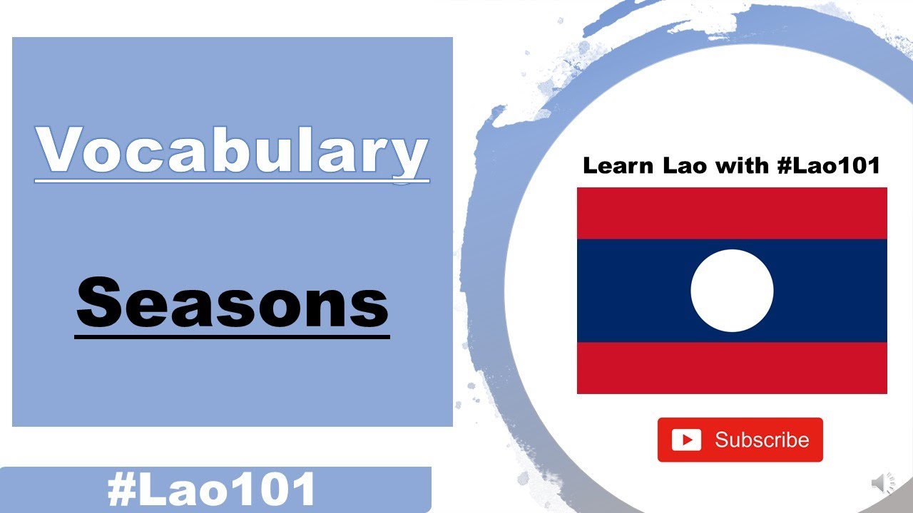 Learn Lao Vocabs about Seasons