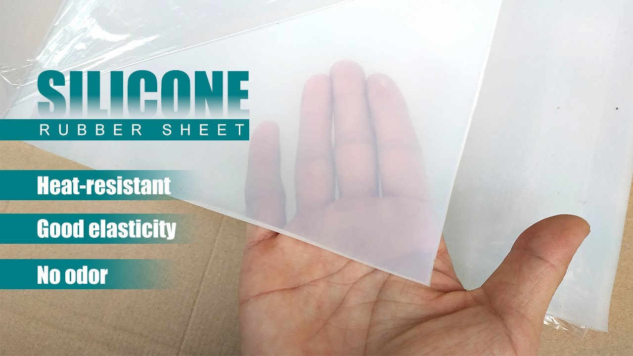 High temp hot stamping premium colorful silicone rubber sheet