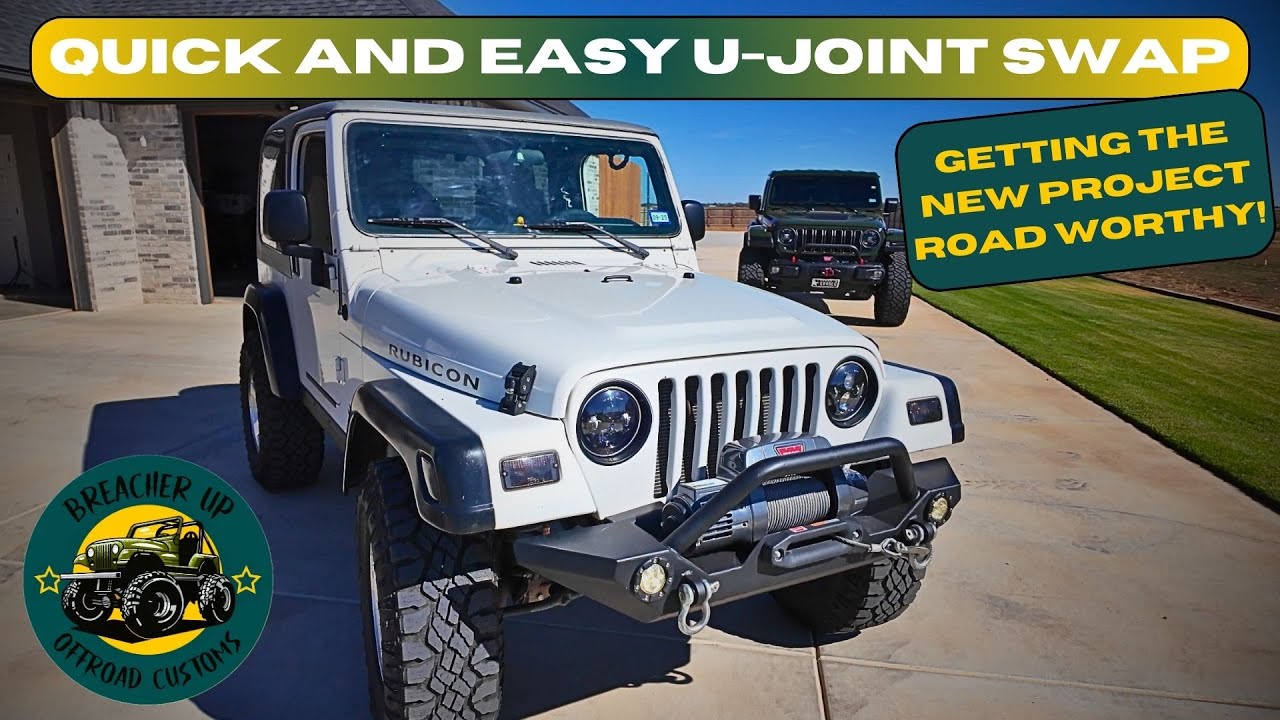 New u-joints on the new Jeep TJ project!