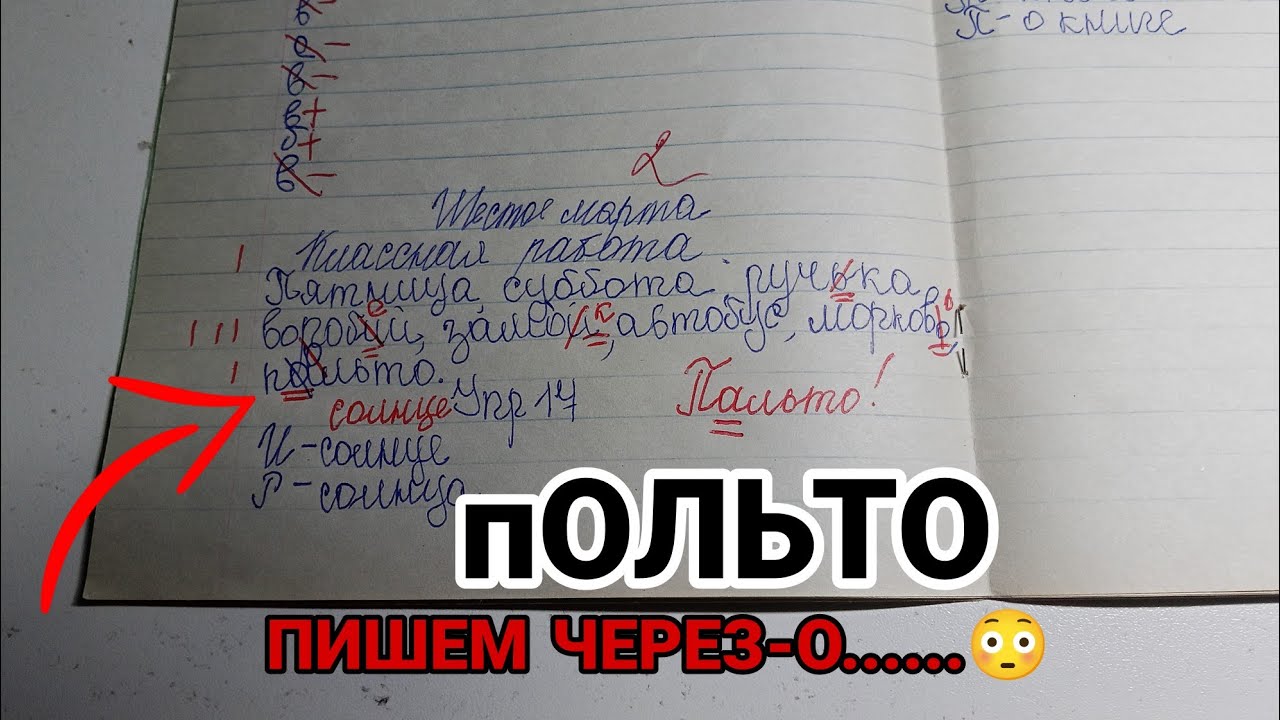 Проверка тетрадей по русскому языку 2 класс.
