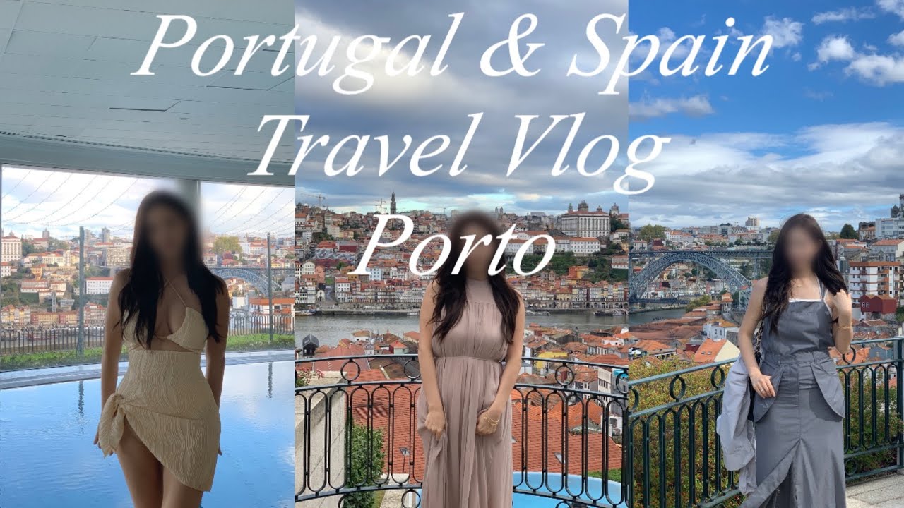 eng)포르투갈·스페인 19일 여행 VLOG🇵🇹🇪🇸ep.1|런던 스탑오버 여행🇬🇧|1박에 120만원 포르투 The Yeatman|비즈니스 클래스✈️|필수 코스, 맛집, 야경, 숙소