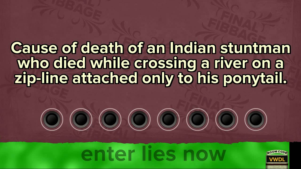 Fibbage (the Prequel) 1