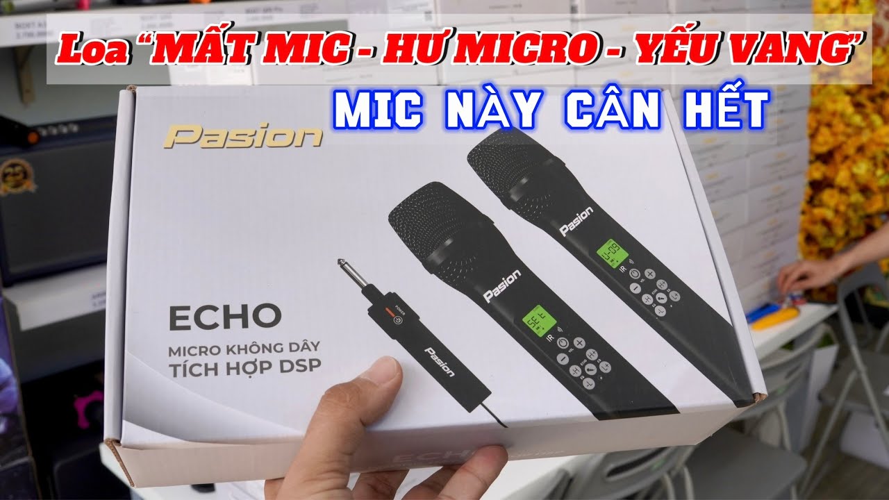 Loa karaoke bị “MẤT MICRO, HƯ MICRO, YẾU VANG” làm sao đây ?