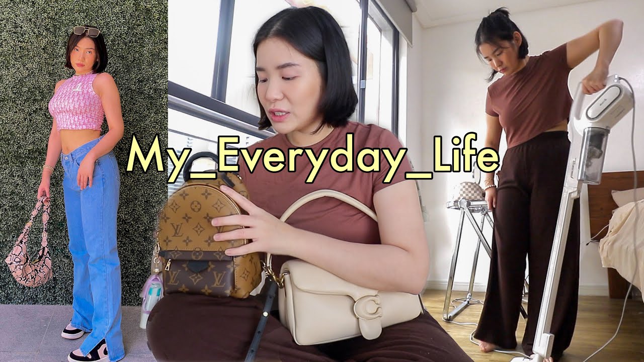 Week In My Life | What's in my bags, cleaning the house, what we wore, sushi, & the prettiest lamp!