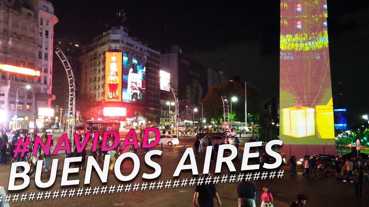 Recorriendo BUENOS AIRES EN NAVIDAD I ARGENTINA I 4K Walking Tour VLOG