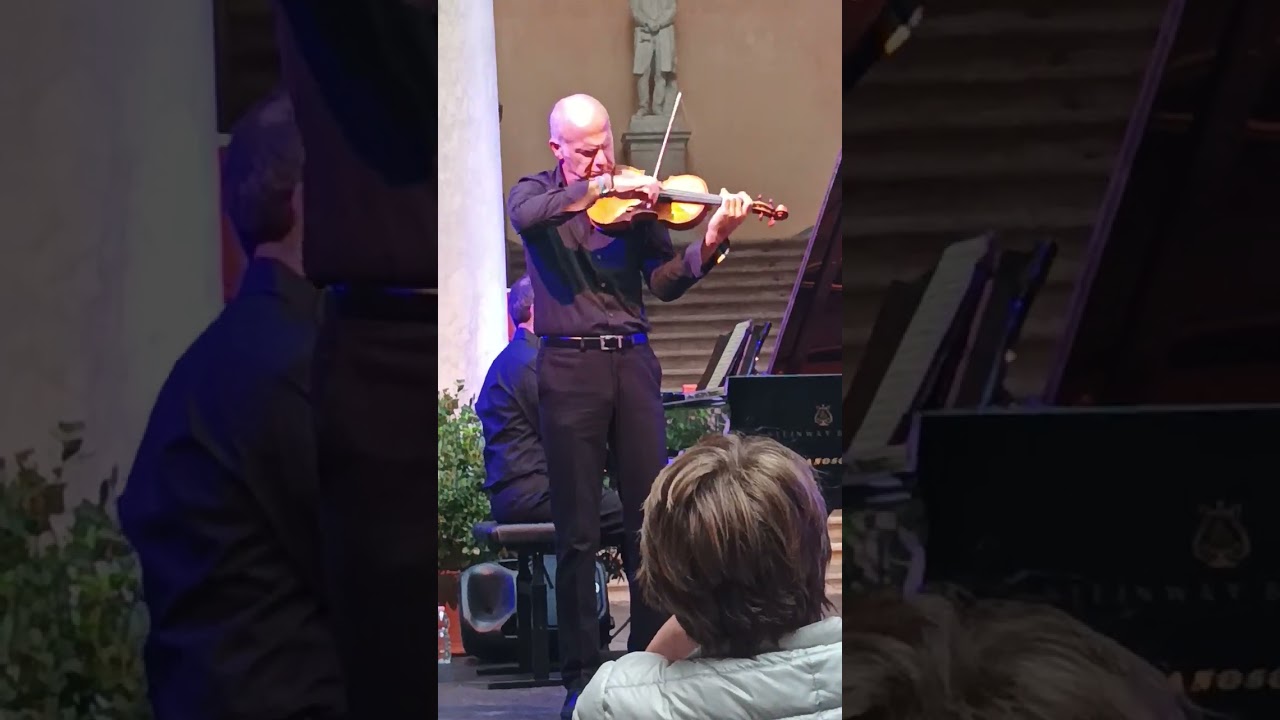 balze scherzo in do maggiore opera 34 tchaikovsky suonata da Massimo quarta violino marangoni piano