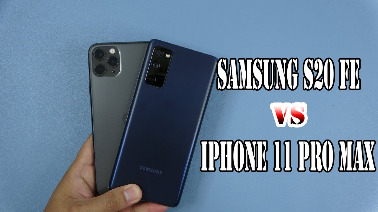Samsung Galaxy S20 FE vs iPhone 11 Pro max | Exynos 990 vs A13 Bionic
