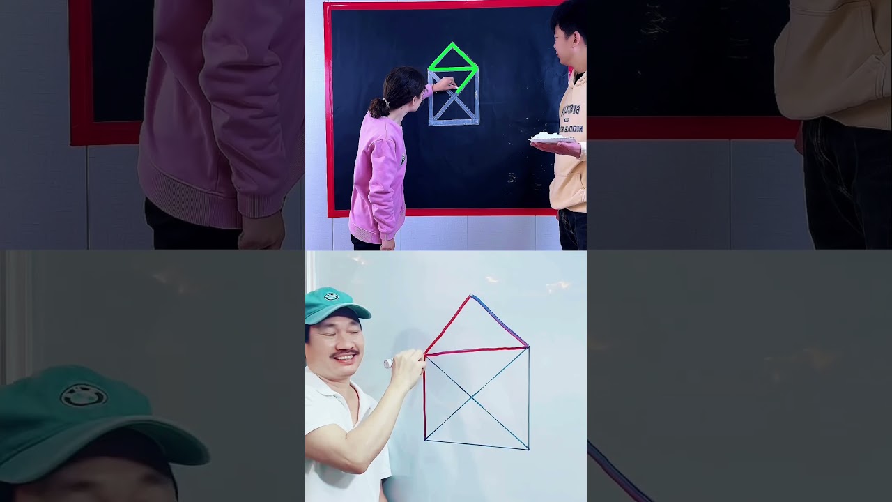 One line draws the entire shape, and the lines cannot overlap! Is there an answer to this question?