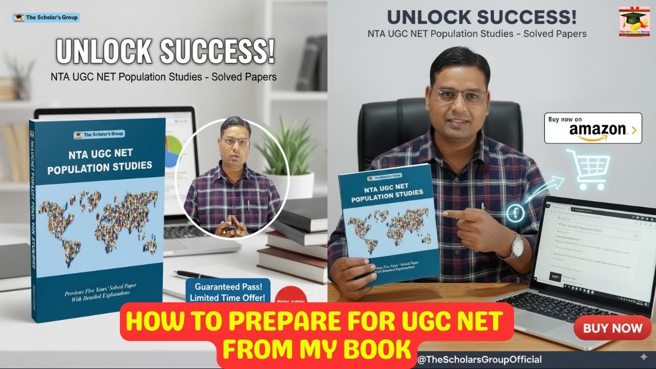 How to Prepare for UGC NET Population Studies from My Book | Crack JRF Dec 2025
