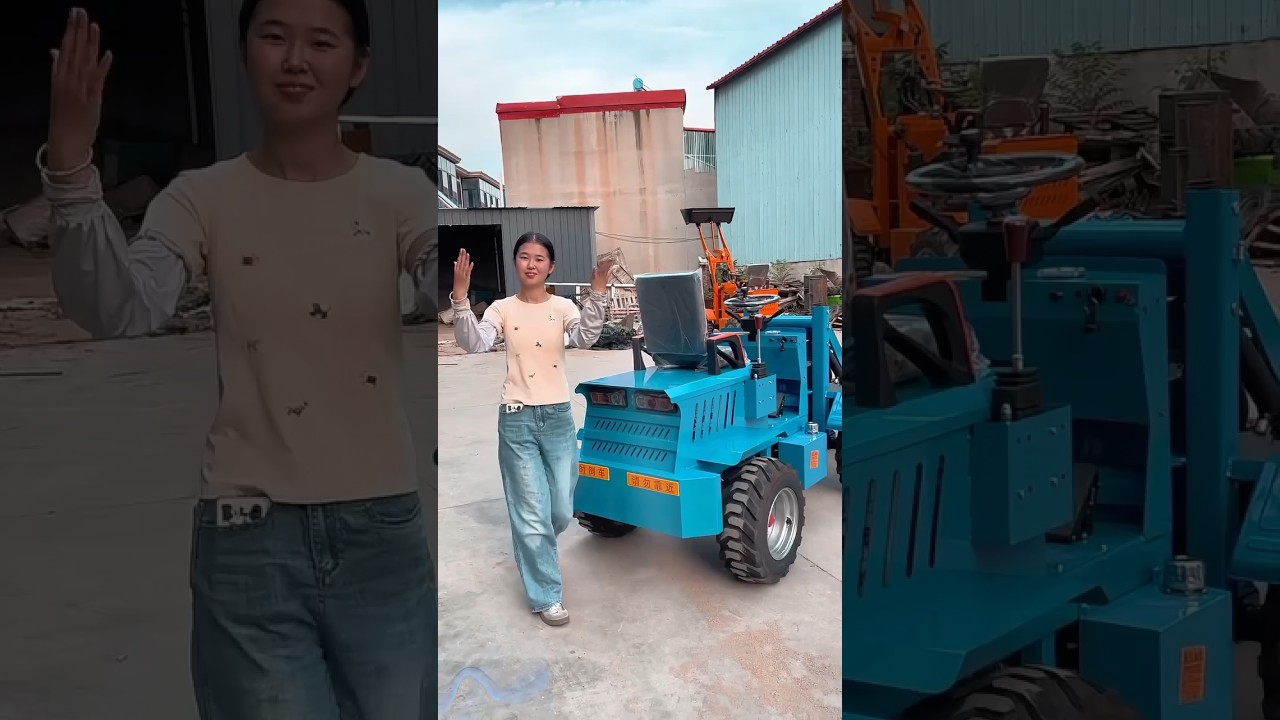 #4WD loader #Diesel forklift #Infinitely variable speed forklift #Farm manure removal truck
