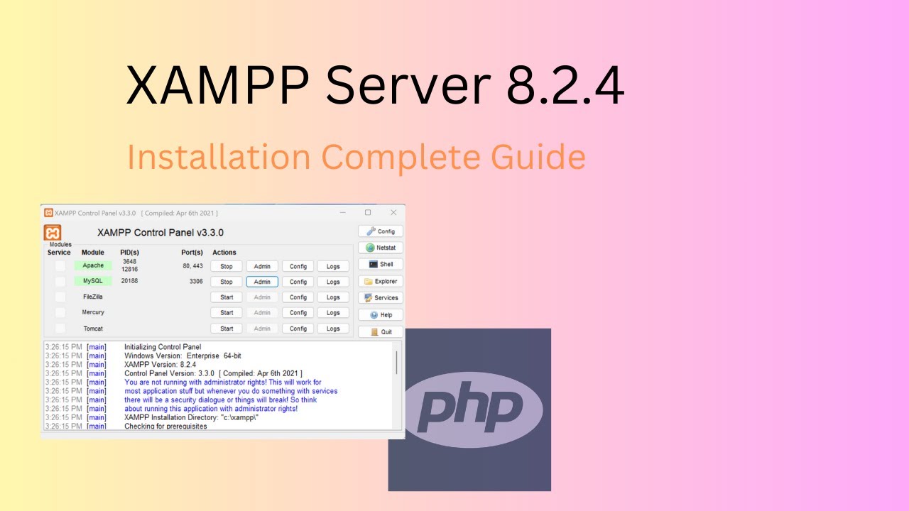 How to Install XAMPP Server on Windows | XAMPP Step by Step Setup