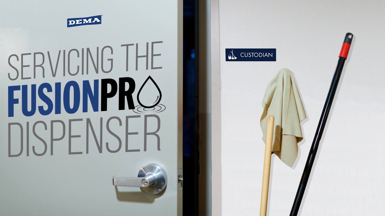 How to service a DEMA Fusion Pro dispenser