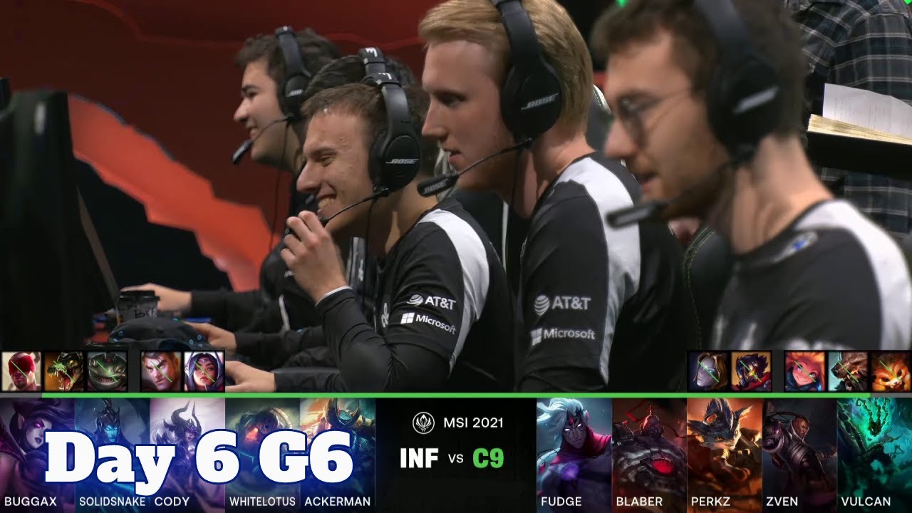 INF vs C9 - Day 6 LoL MSI 2021 Group Stage | Infinity Esports vs Cloud 9 full game