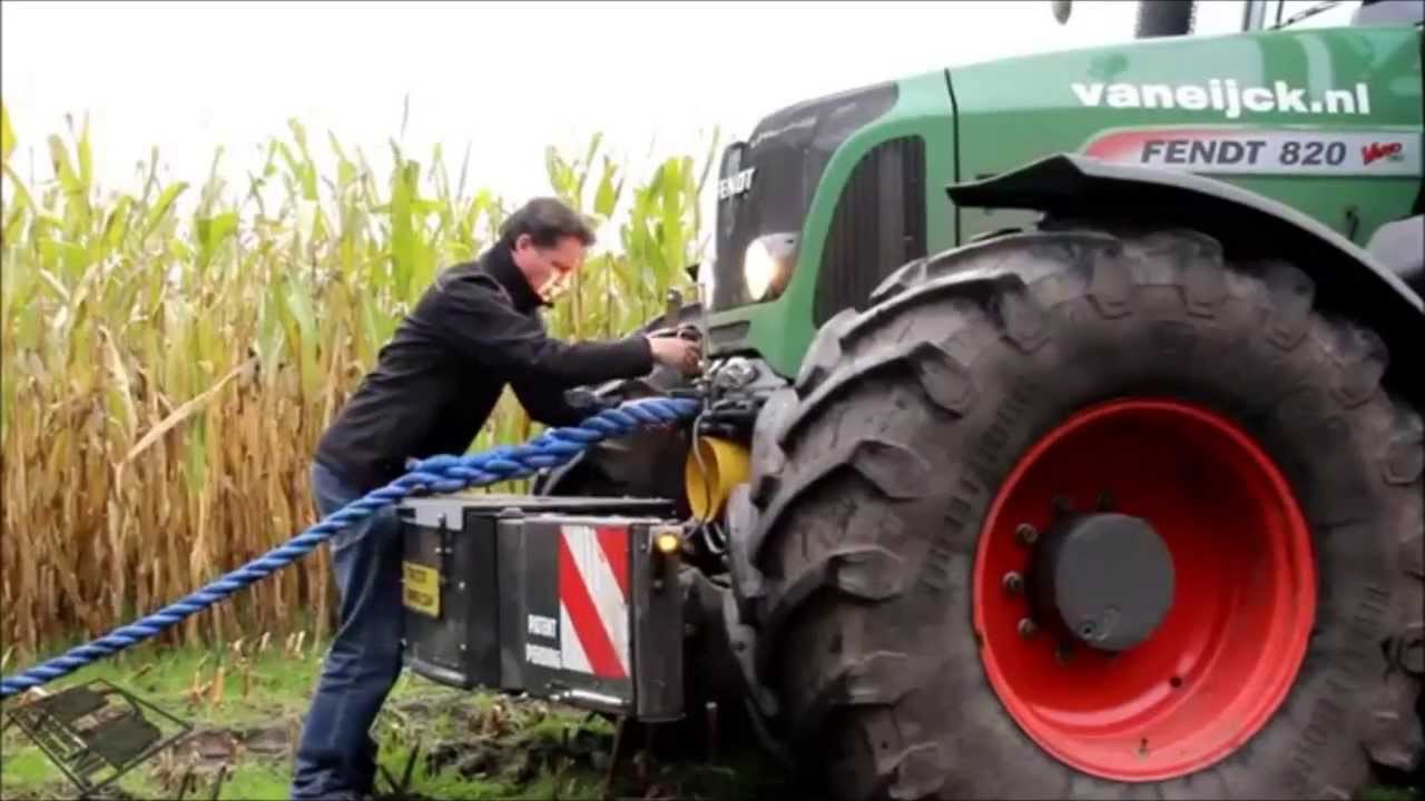 Tractorbumper in use