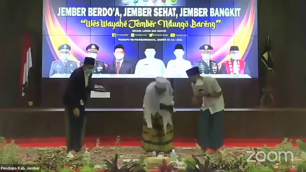 Jember Berdoa, Jember Sehat, Jember Bangkit
