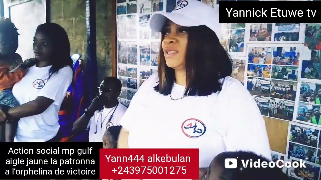 Action social gulf mp aigle jaune Noël 🤶 avec les orphelins de victoire a Ngaliema 