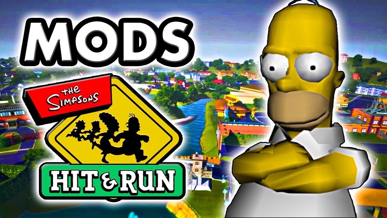 LOS MEJORES MODS DE THE SIMPSONS HIT & RUN 🟡