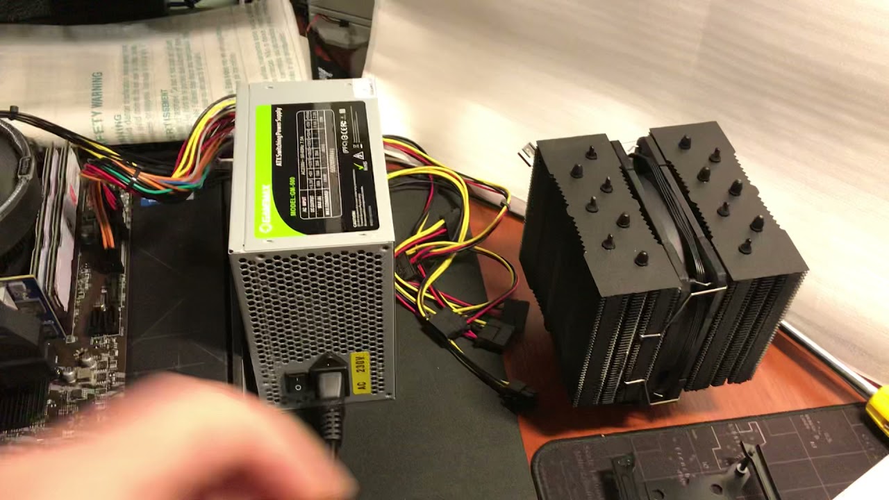 Замена кулера  PcCooler на ID-Cooling SE-207-XT для сравнения