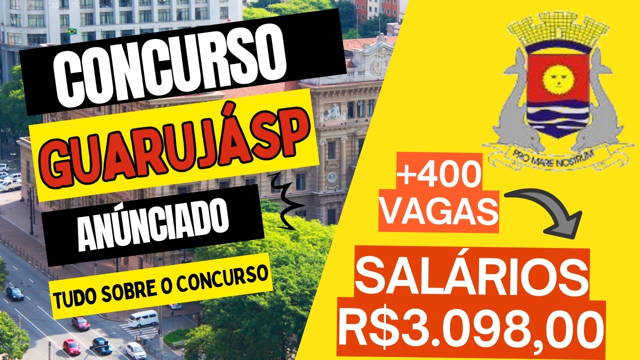 Concurso Guarujá SP 2026 SERÁ ADIADO? Ultimas Noticias do Concurso!!!