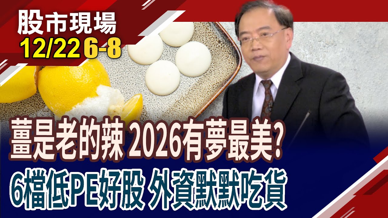 億光今年幾近腰斬,明年討回公道?仁寶不只AI,也緊咬國防商機!非輝陣營叫支援,力成衝第一 業績大增,股價同步?｜20251222(第6/8段)股市現場*鄭明娟(馬明河)