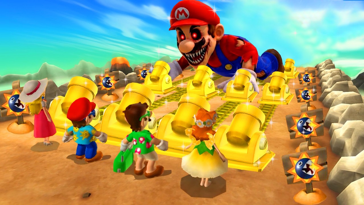 Mario Party 9 Peach vs Mario vs Luigi vs Daisy – Boss Rush MAYHEM! (Master CPU)