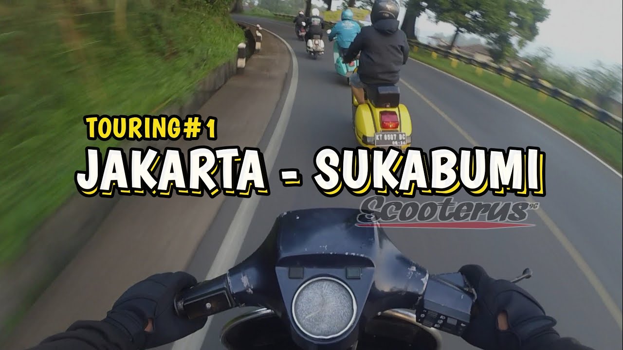 MOTOVLOG#6 - TOURING VESPA JAKARTA SUKABUMI