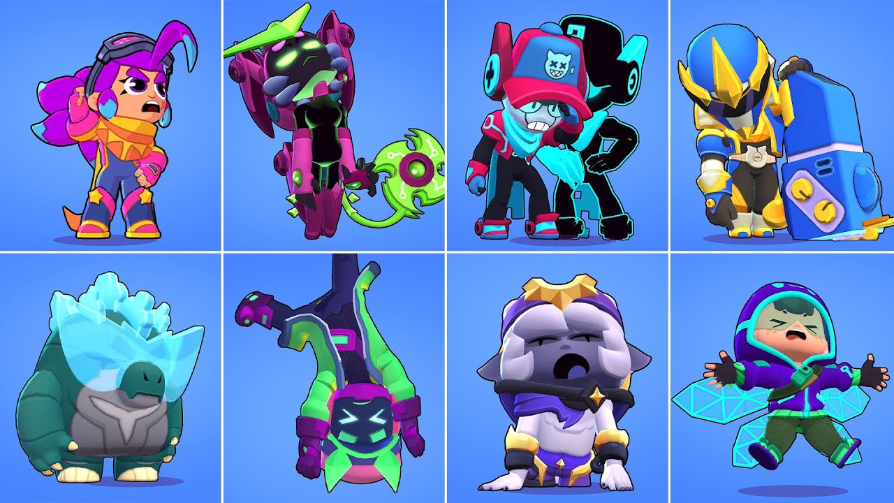 НОВЫЕ СКИНЫ АНИМАЦИИ ПОБЕД И ПОБЕД | Brawl Stars