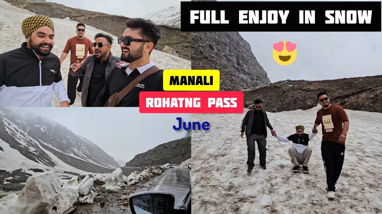 Rohtang Pass Manali 🤩// Atal tunnel, Rohtang pass and Sissu valley 😍 // Gurvlogs