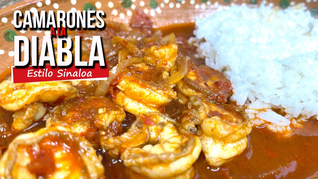 Camarones a la diabla estilo Sinaloa